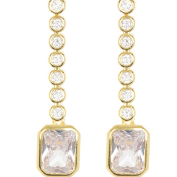 Nordstrom Jewelry - CZ Linear Drop Earrings
